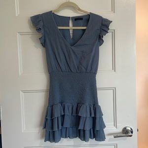 ‘A love like you’ from South Moon Under blue ruffle dress